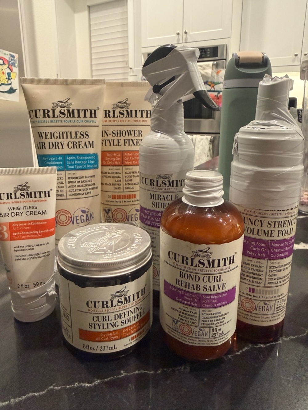 Curlsmith Bond Curl Rehab Salve & Styling Bundle of 7